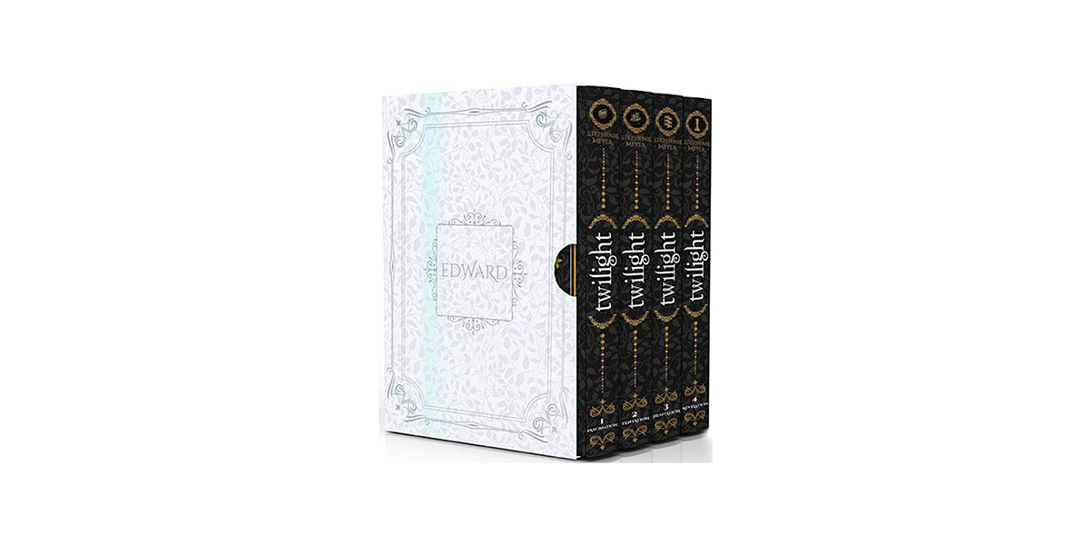 Coffret 4 Volumes Twilight team Edward Hachette romans - Mon cadeau enfant